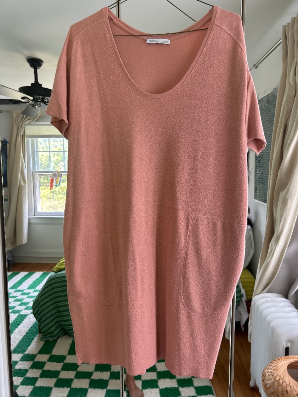 Rose Zara dress with pockets